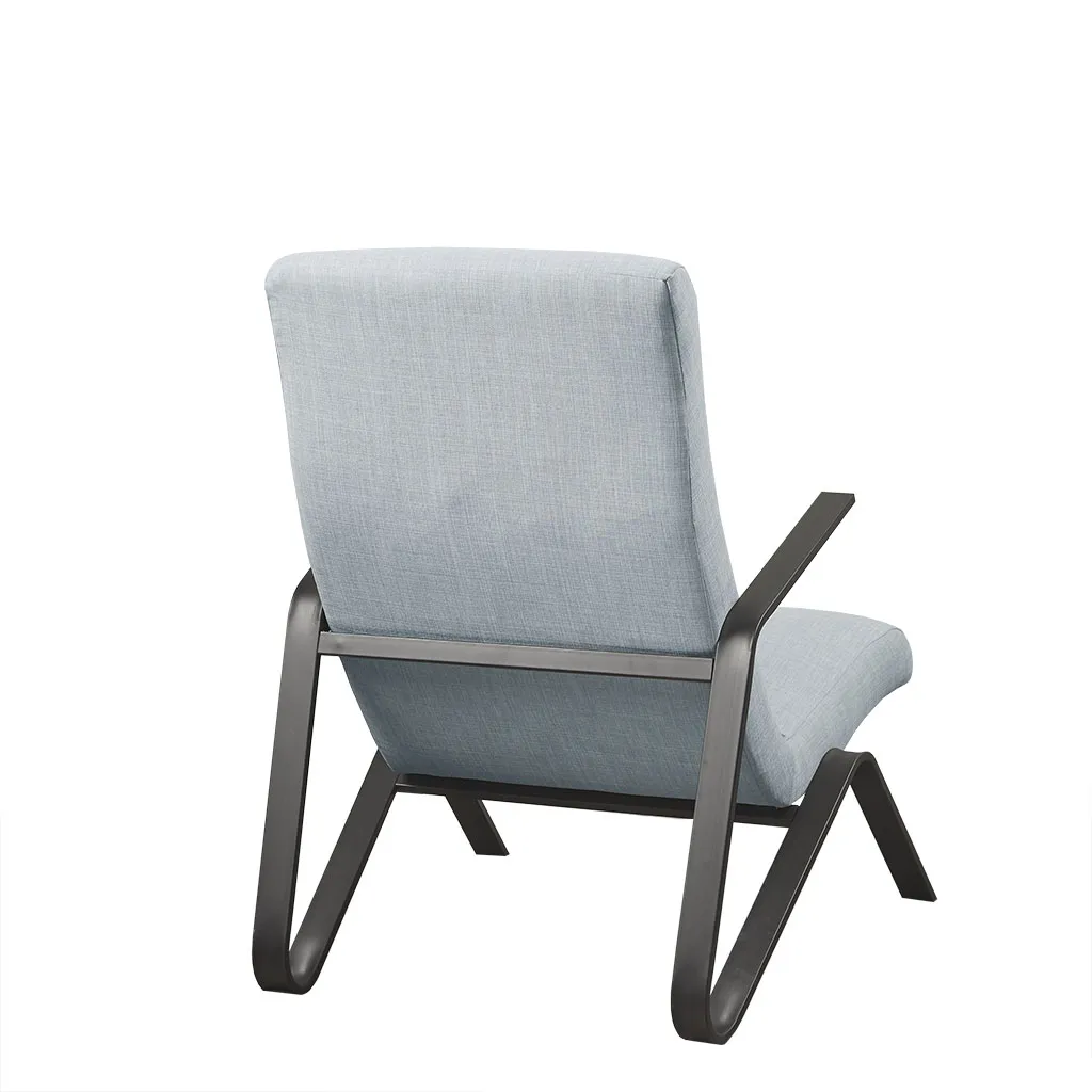 Martha Stewart Manhattan Light Blue Accent Chair