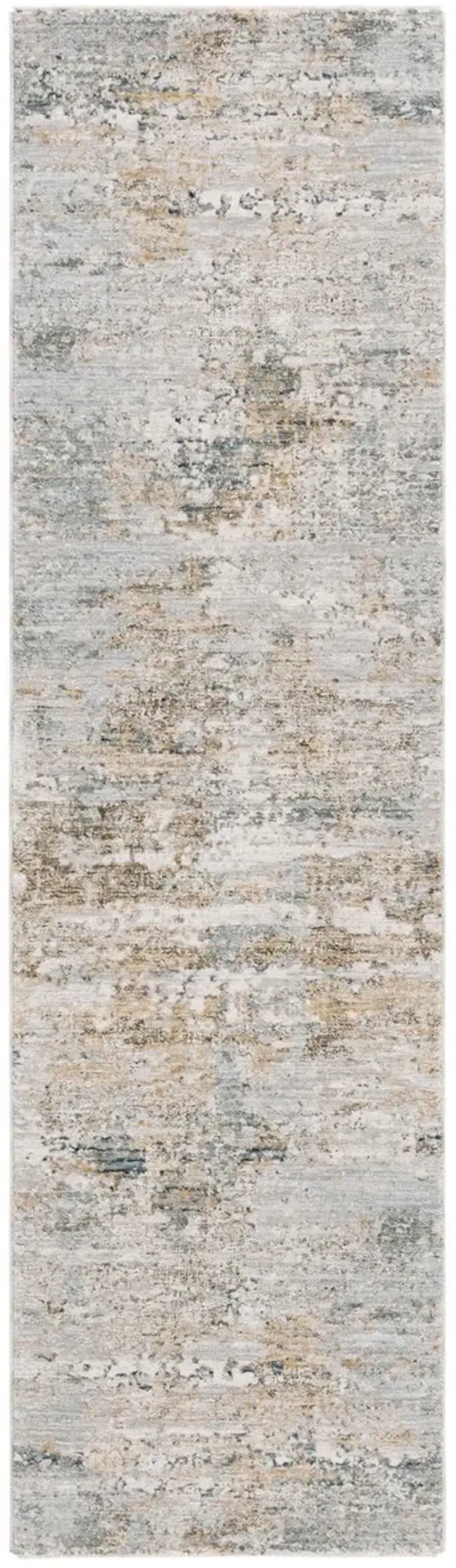 ADRIANNA 200 Blue 2'-2' X 8' Runner Rug