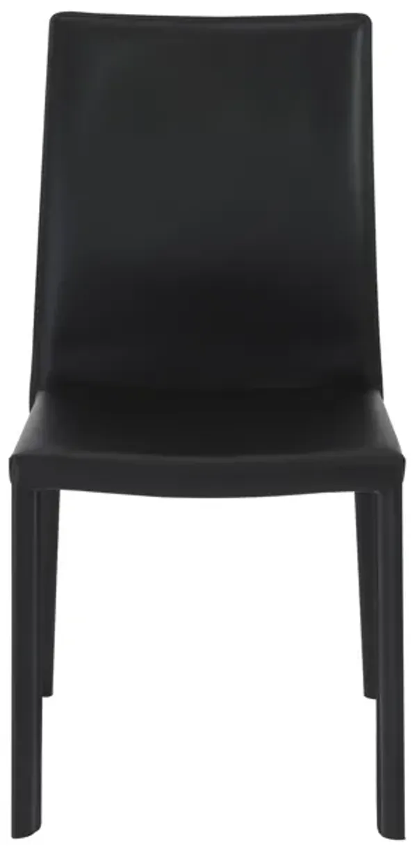 Hasina Side Chair in Black - Set of 2