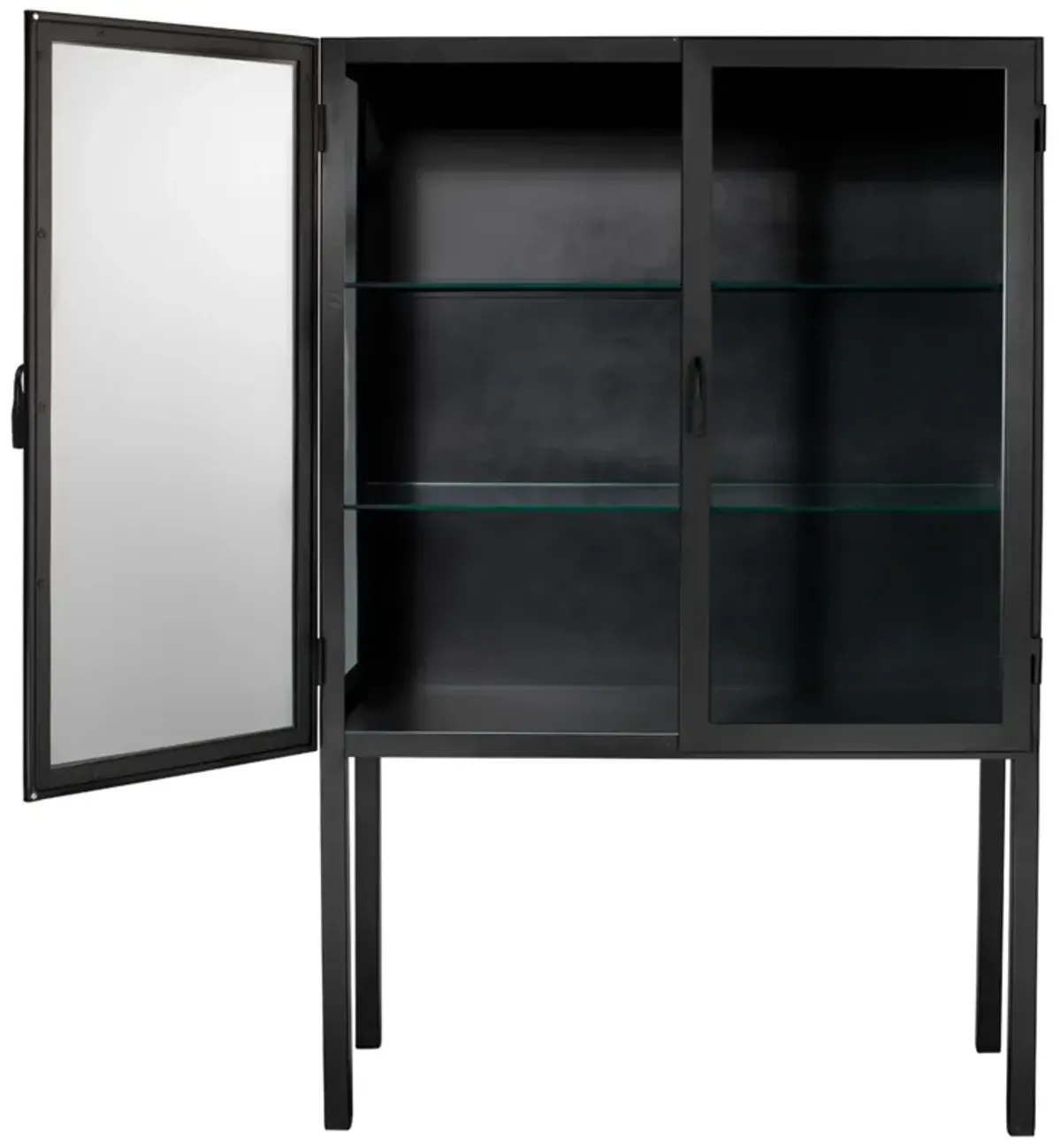 Chauncey Wide Curio Bar Cabinet