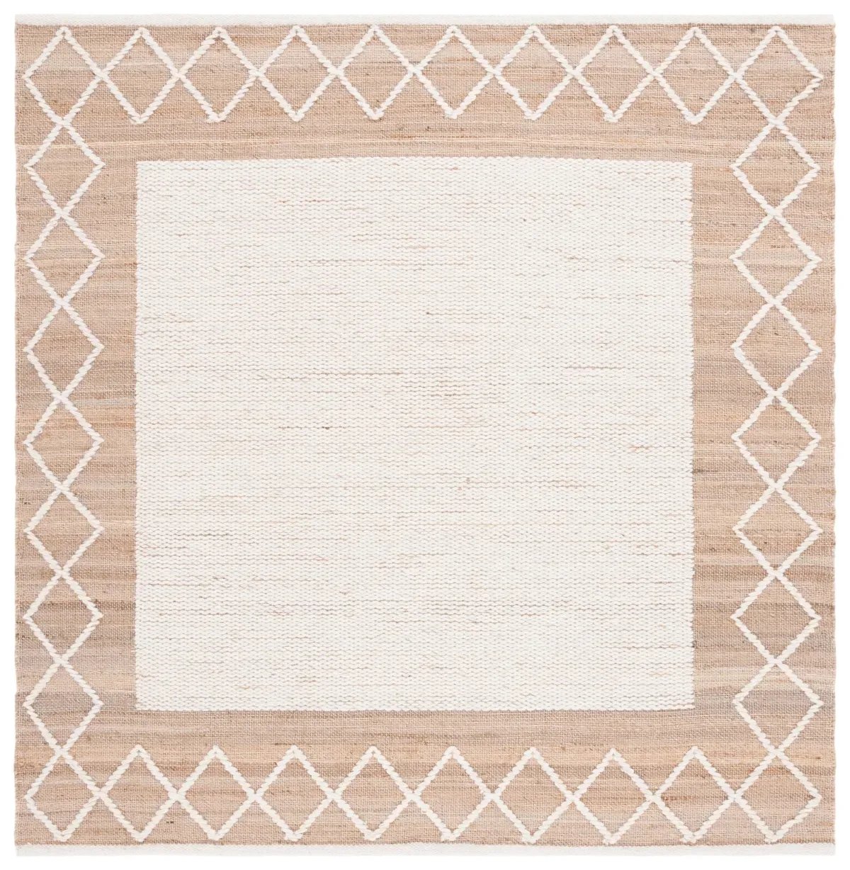 NATURAL FIBER 279 NATURAL  6' x 6' Square Square Rug