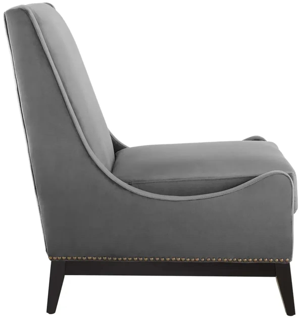 Confident Accent Upholstered Performance Velvet Lounge Chair