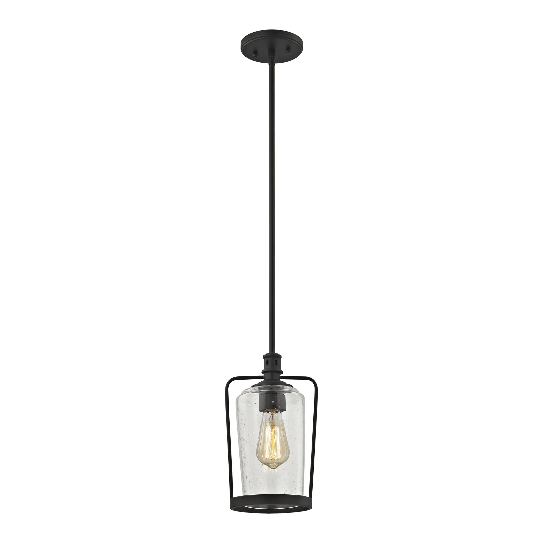 Hamel 7" Wide 1-Light Mini Pendant - Oil Rubbed Bronze