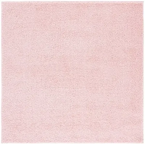 LINDSAY SHAG 560 Pink 6'-7' X 6'-7' Square Square Rug