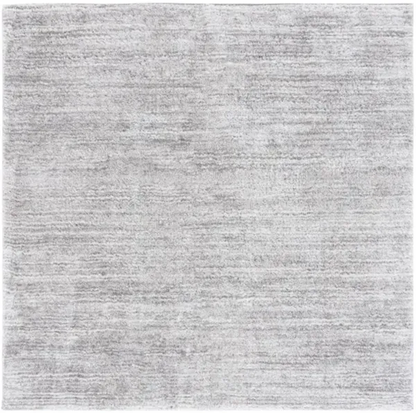 JASMINE SHAG 100 Grey  6'-7' X 6'-7' Square Square Rug