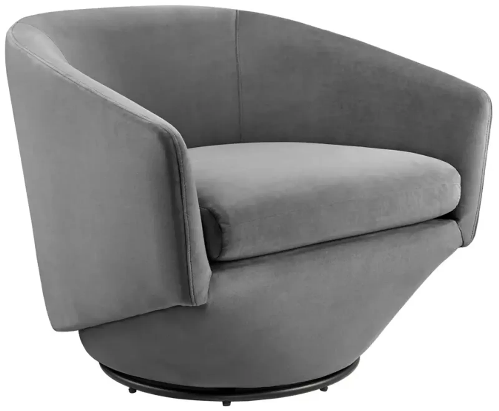 Series Performance Velvet Fabric Swivel Chair