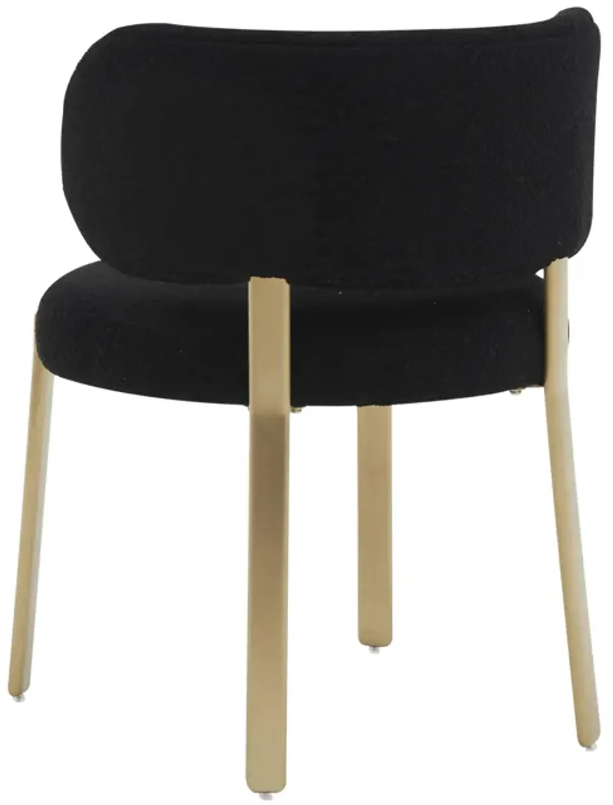 Margaret Black Boucle Dining Chair