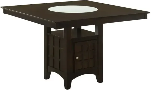 Gabriel Square Counter Height Dining Table Cappuccino