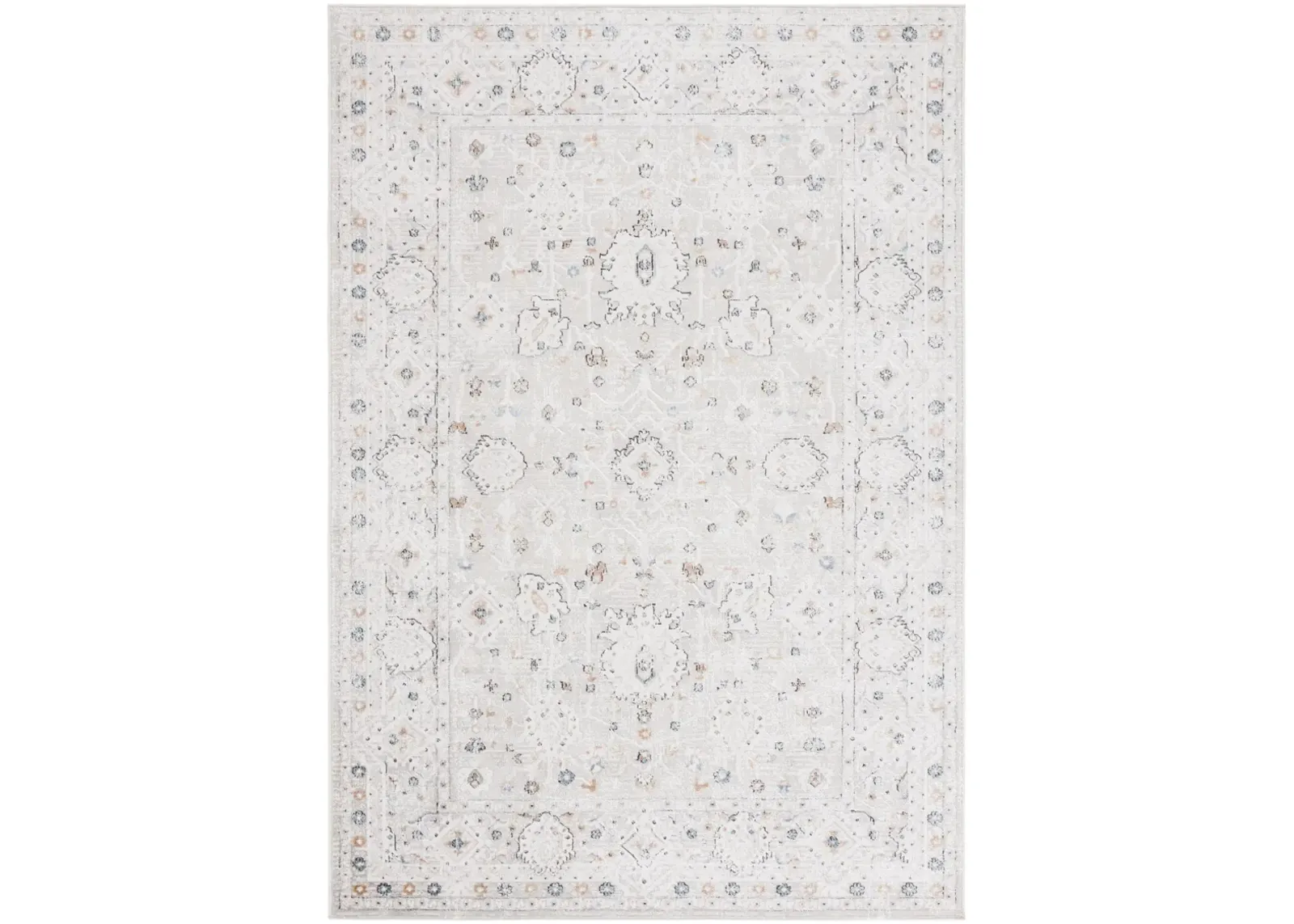 RANA 122 IVORY  8' x 10' Large Rectangle Rug