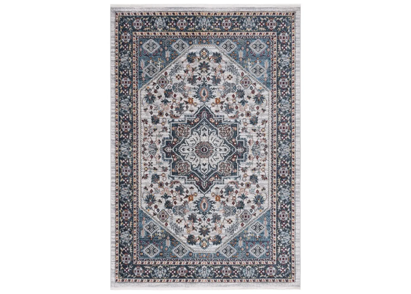 BAYSIDE 110 Blue 4' X 6' Small Rectangle Rug