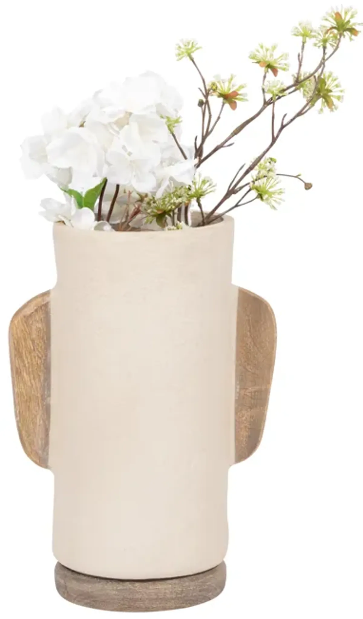 Ecomix, 13" Organic Vase, Ivory