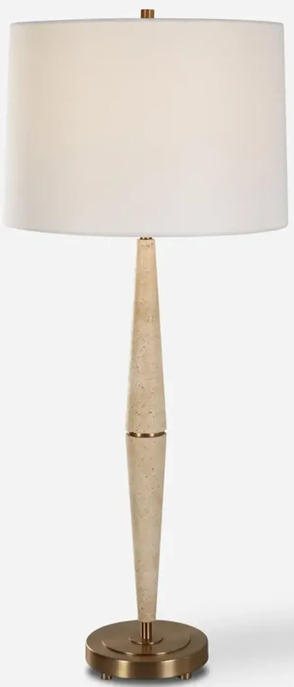 Palu Travertine Table Lamp