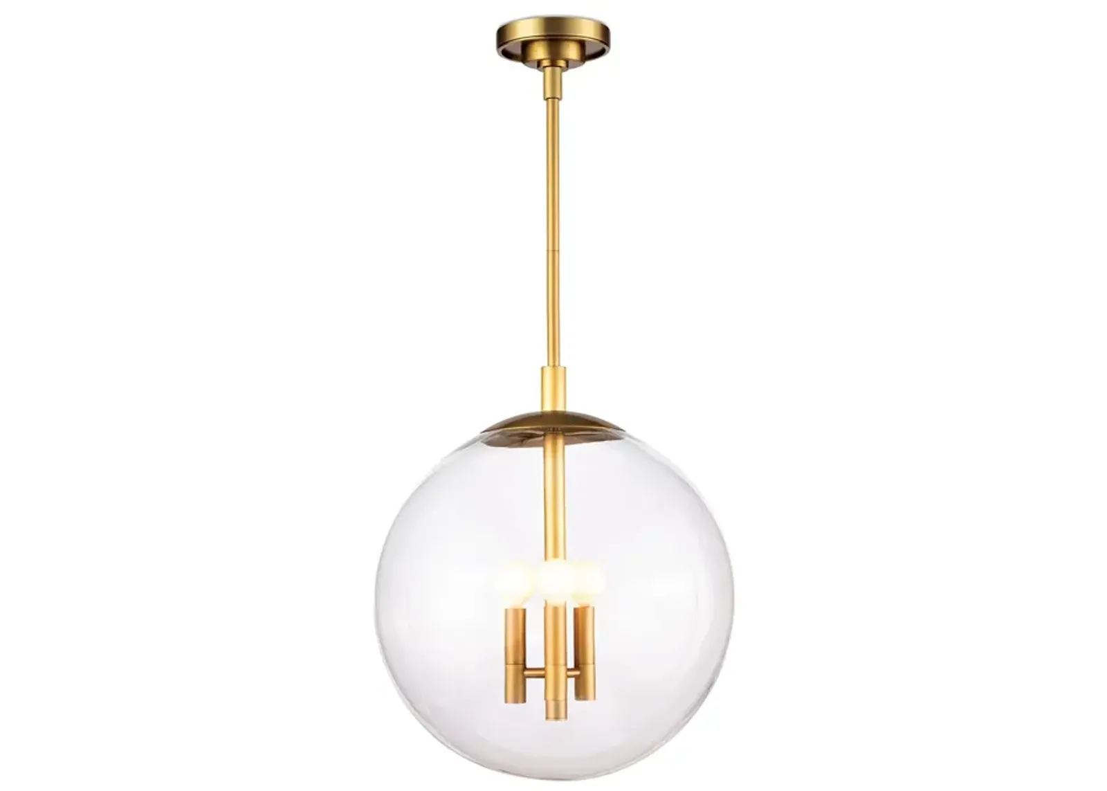 Cafe Pendant Small (Natural Brass)