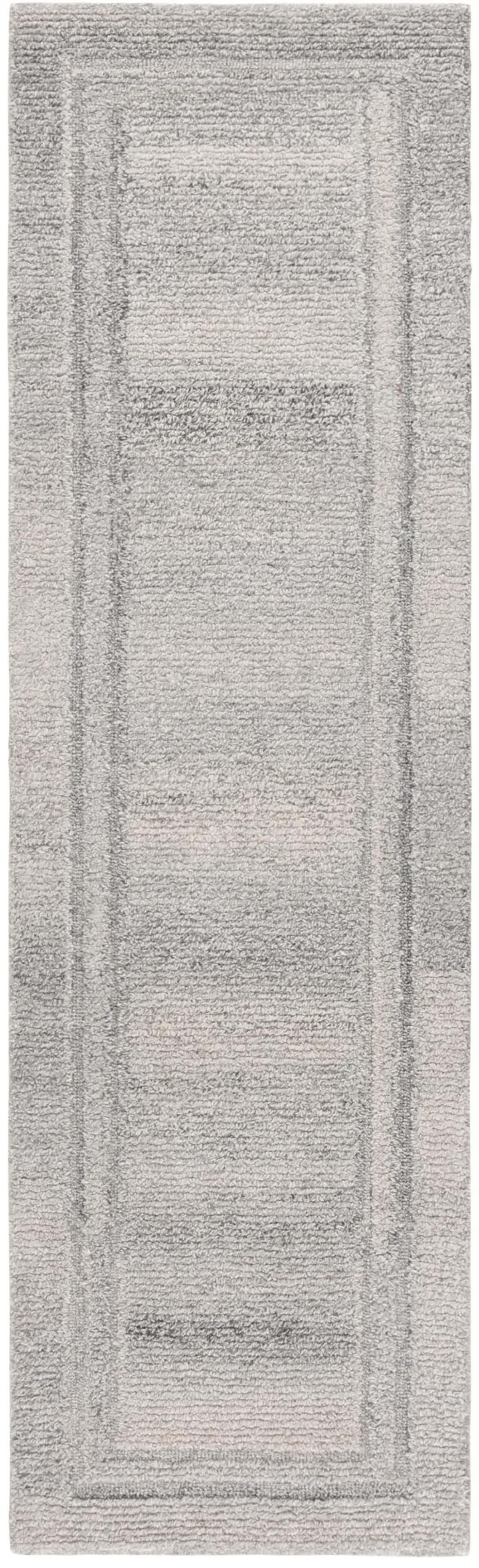 RENEWAL 211 SILVER  2'-3' x 8' Runner Rug