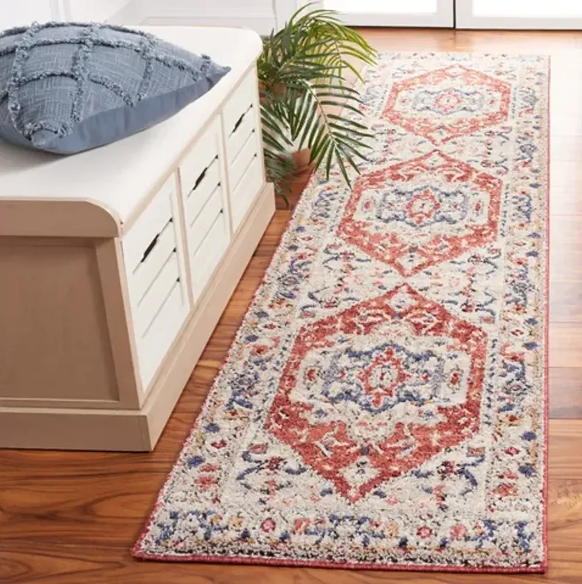 LUNA 102 Multi 2'-2' X 9' Runner Rug