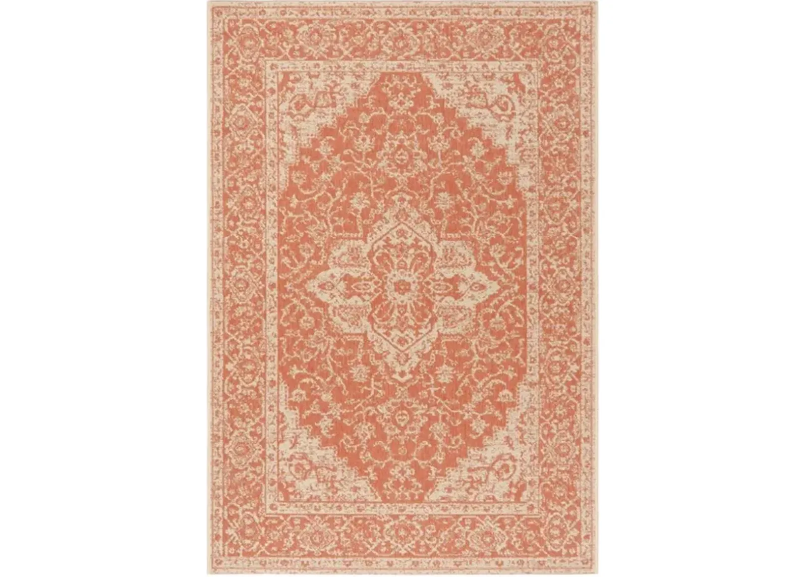 LINDEN 137 Collection LND137P-4 Rust / Creme 4' X 6'