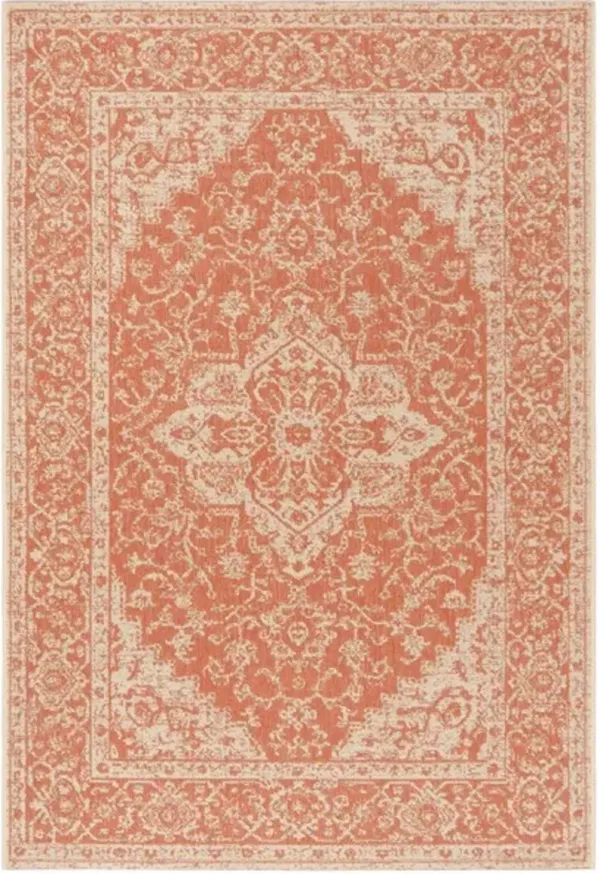 LINDEN 137 Collection LND137P-4 Rust / Creme 4' X 6'