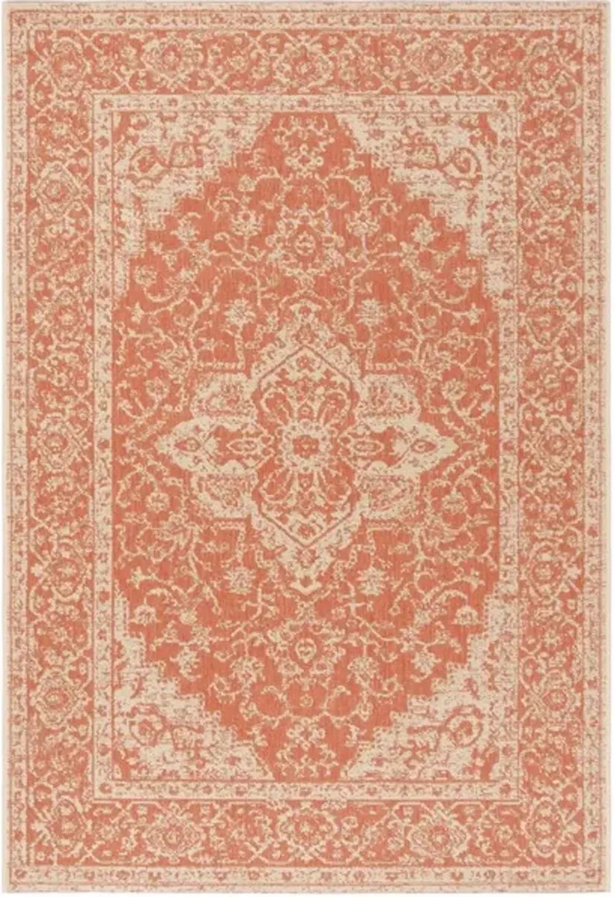 LINDEN 137 Collection LND137P-4 Rust / Creme 4' X 6'