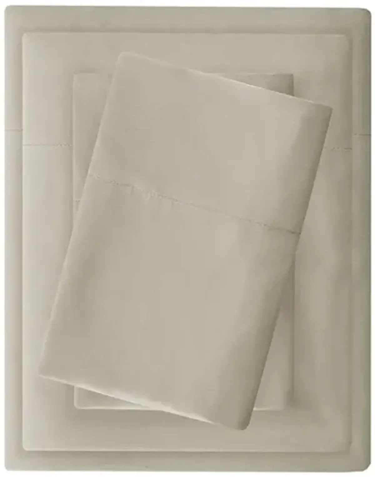 Madison Park 3M Microcell Khaki Luxurious Brushed Microfiber Deep Pocket Sheet Set