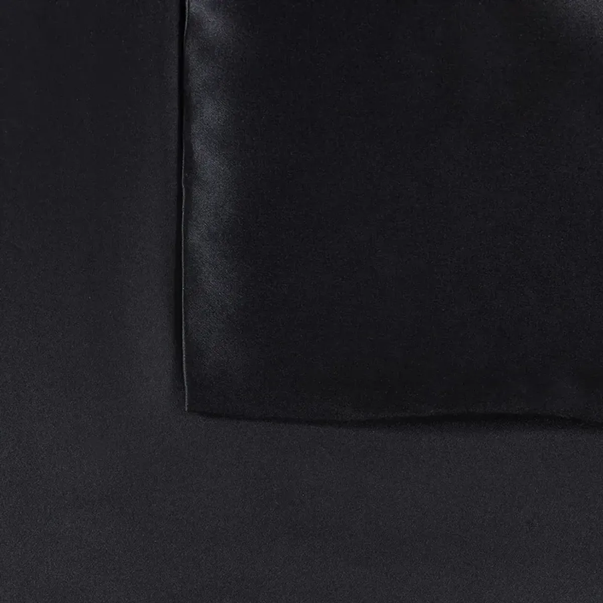 Madison Park Silk Black 100% Mulberry Single Pillowcase