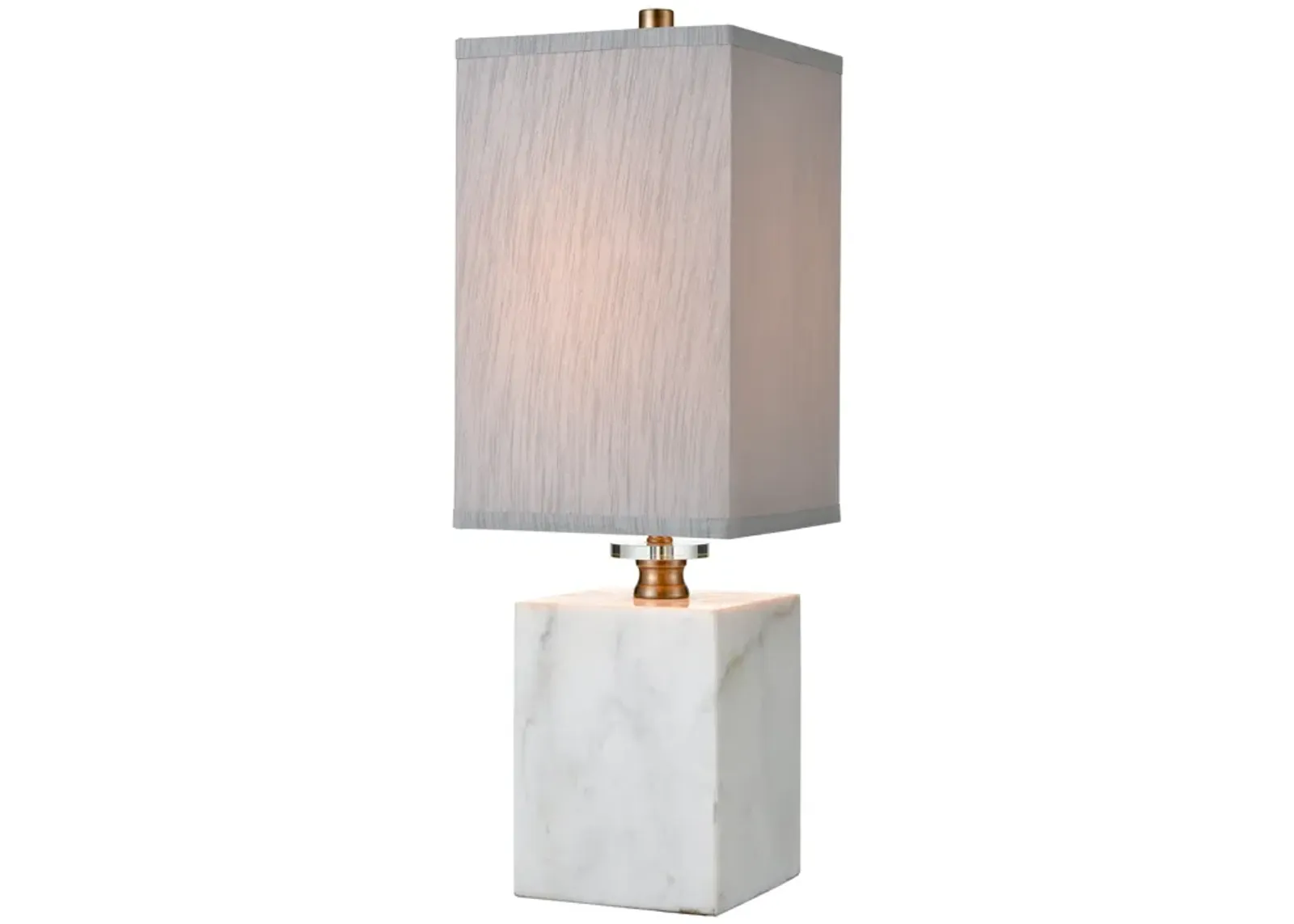 Stand 24'' High 1-Light Table Lamp - Clear - Includes LED Bulb