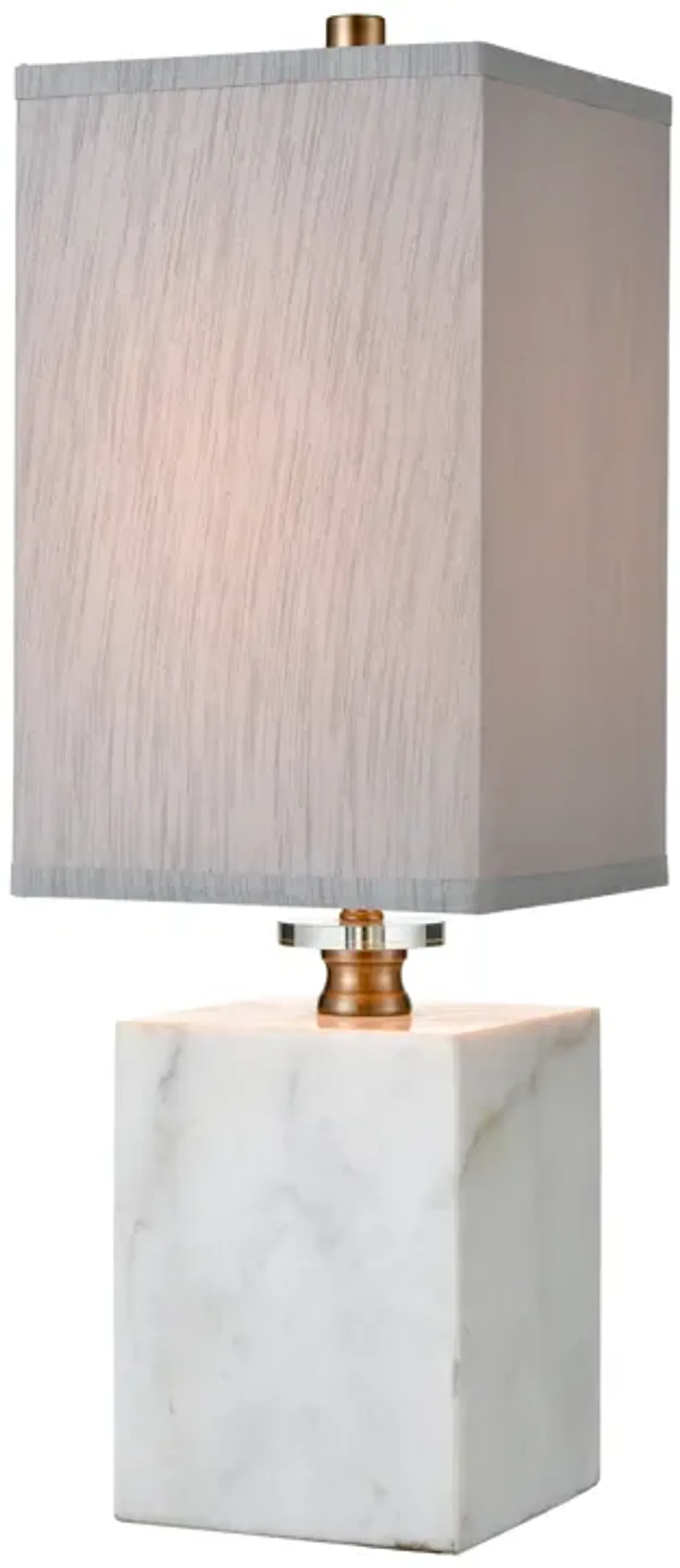 Stand 24'' High 1-Light Table Lamp - Clear - Includes LED Bulb