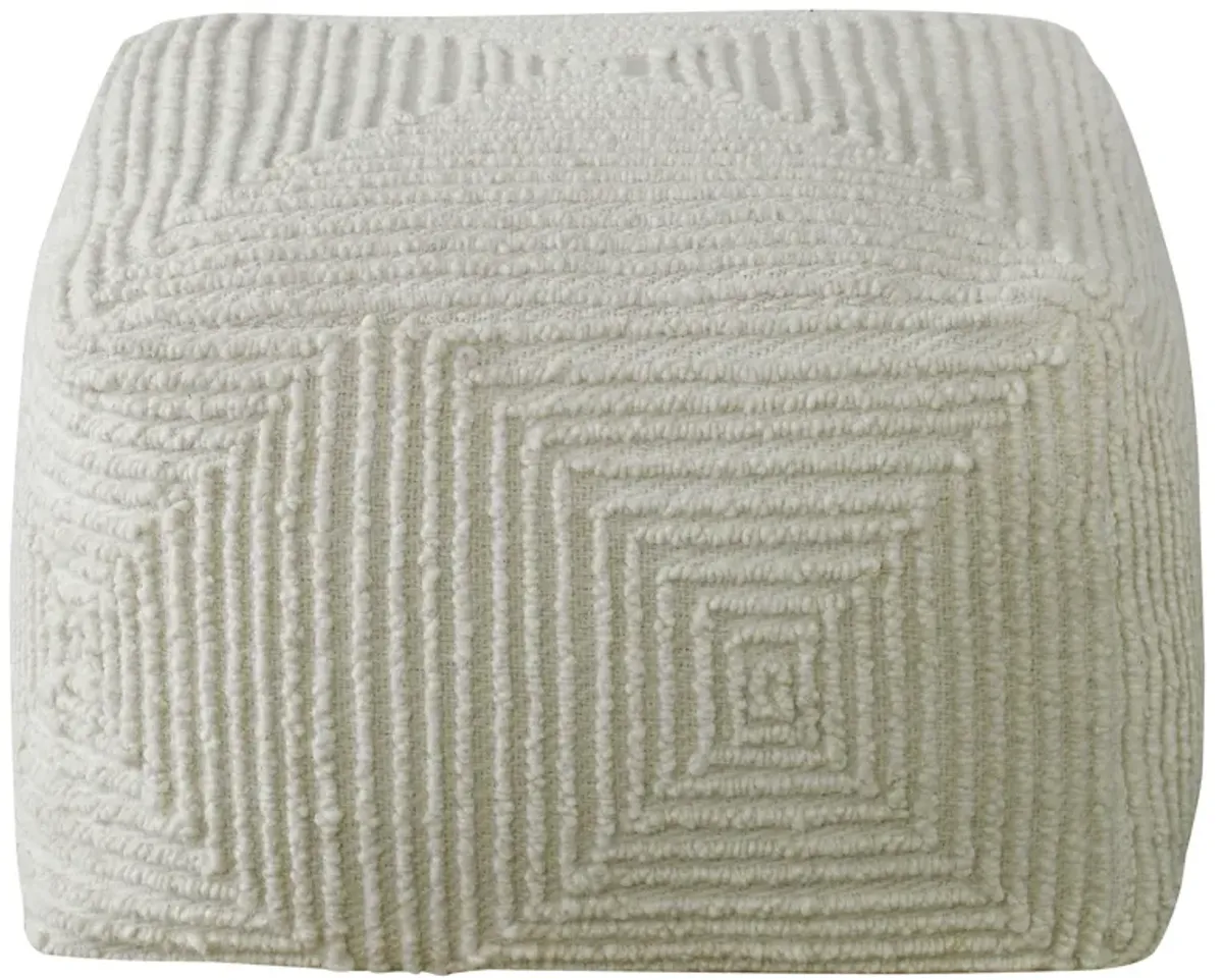 Sovanna Geometric Pouf