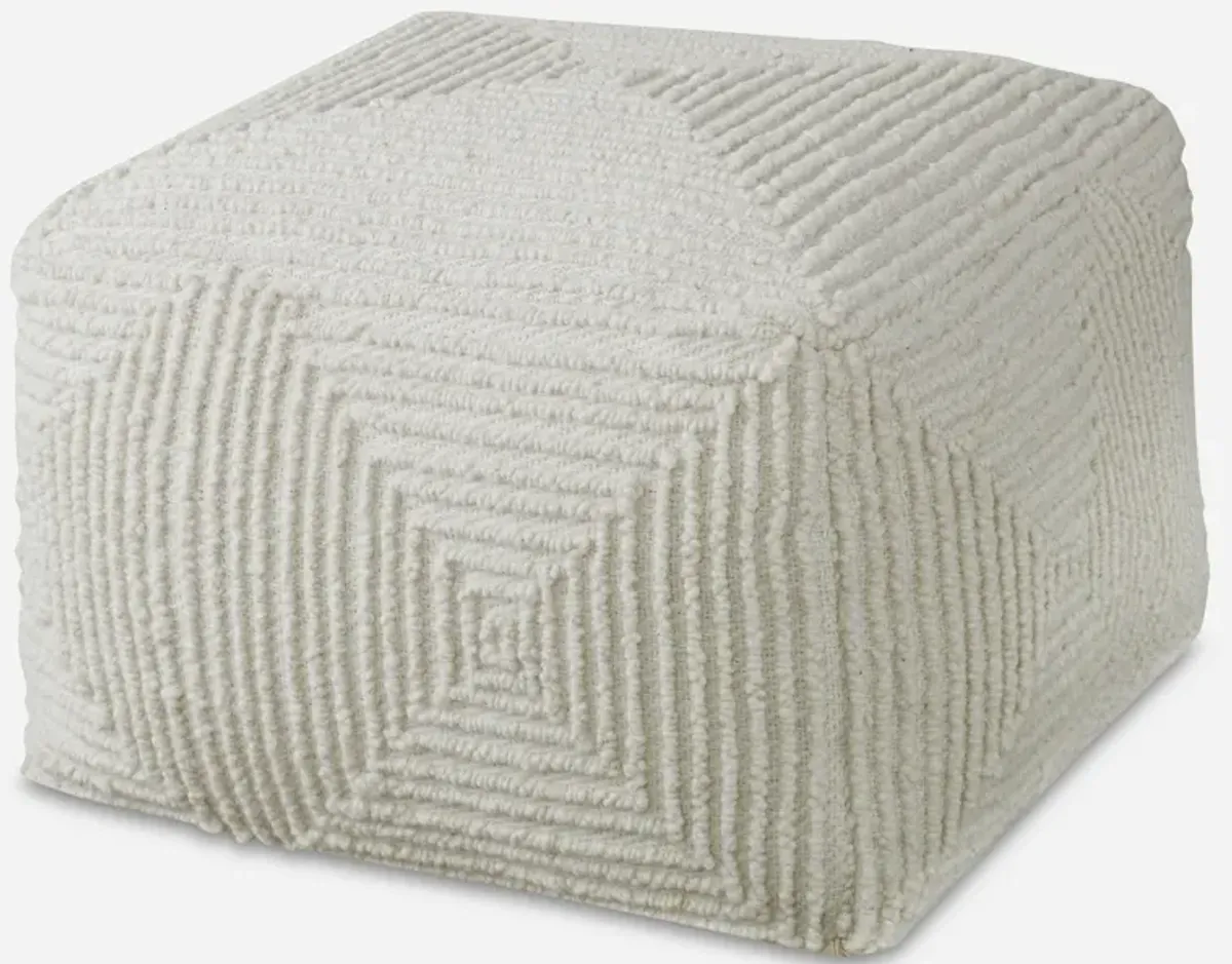 Sovanna Geometric Pouf