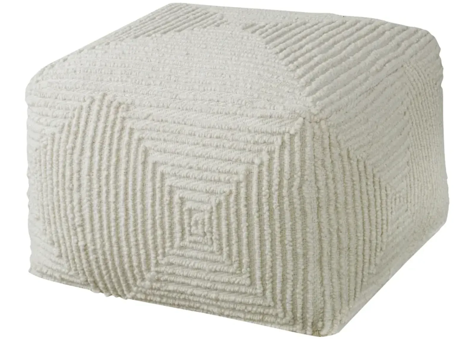 Sovanna Geometric Pouf