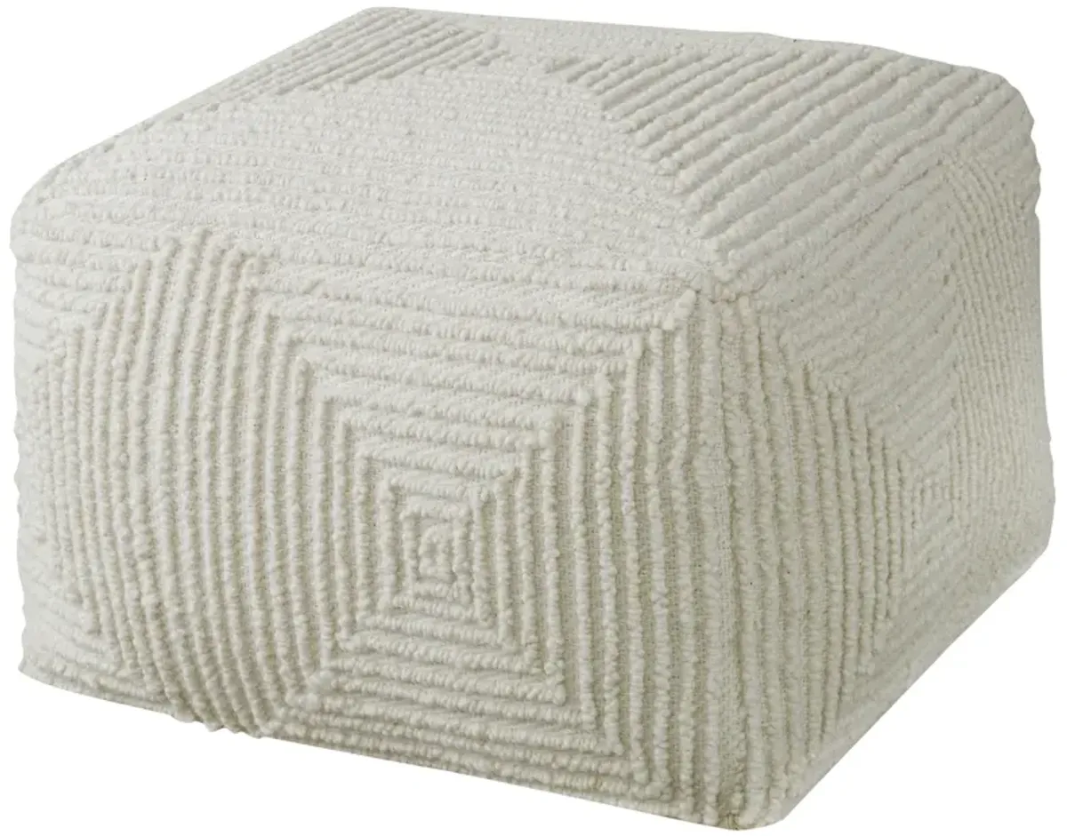 Sovanna Geometric Pouf