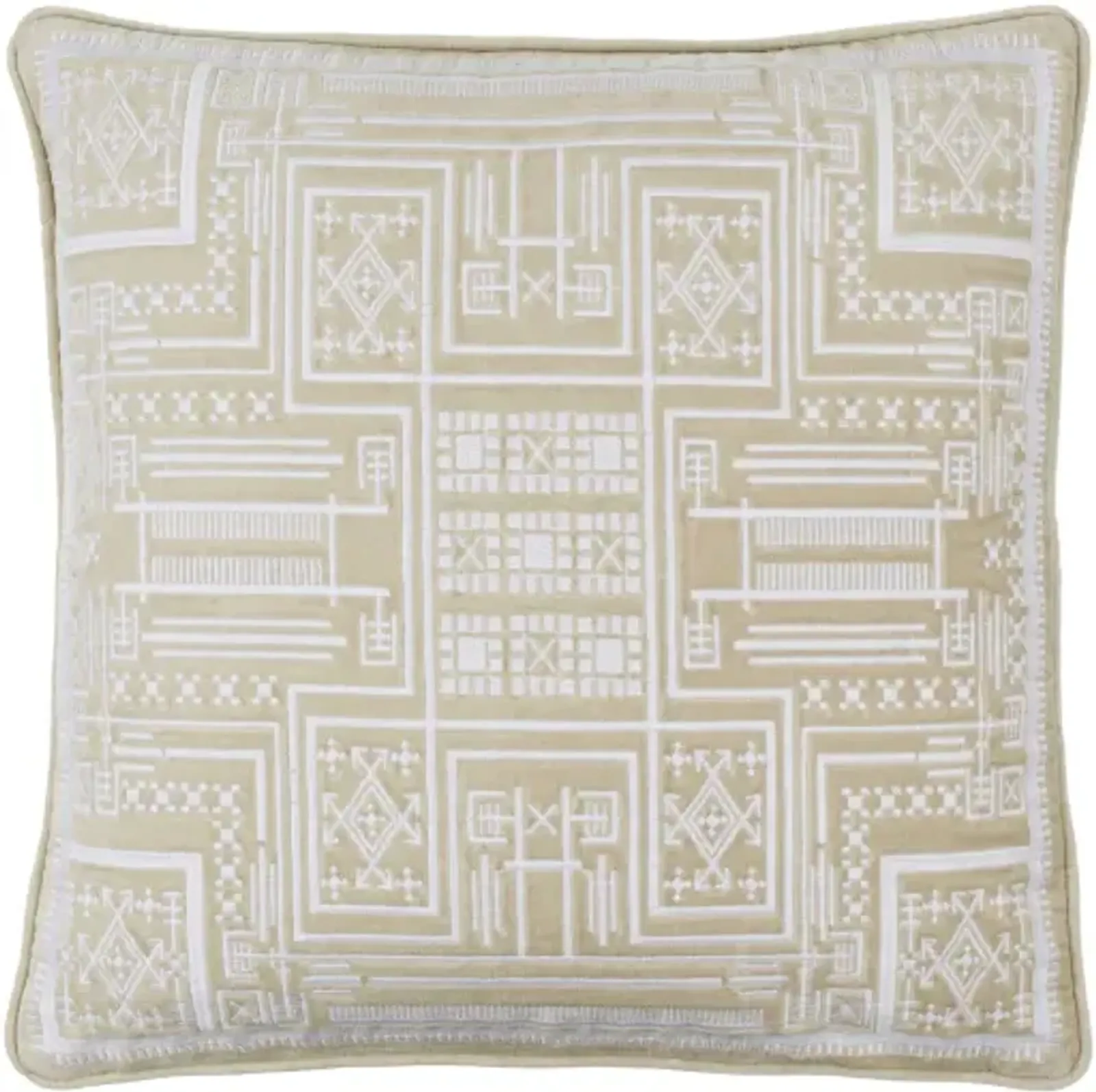 Camaxtli CAX-004 18"L x 18"W Accent Pillow  - Poly Insert