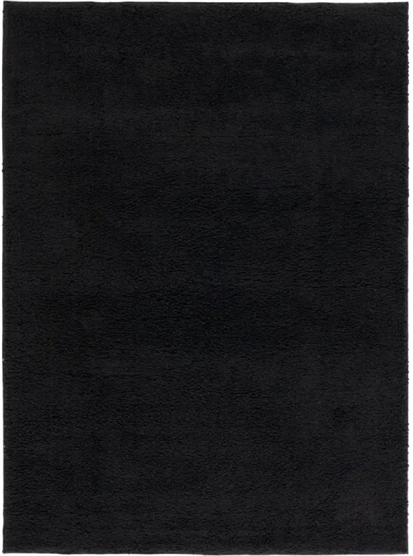 RUMI SHAG 120 BLACK 5'-3' x 7'-6' Medium Rectangle Rug