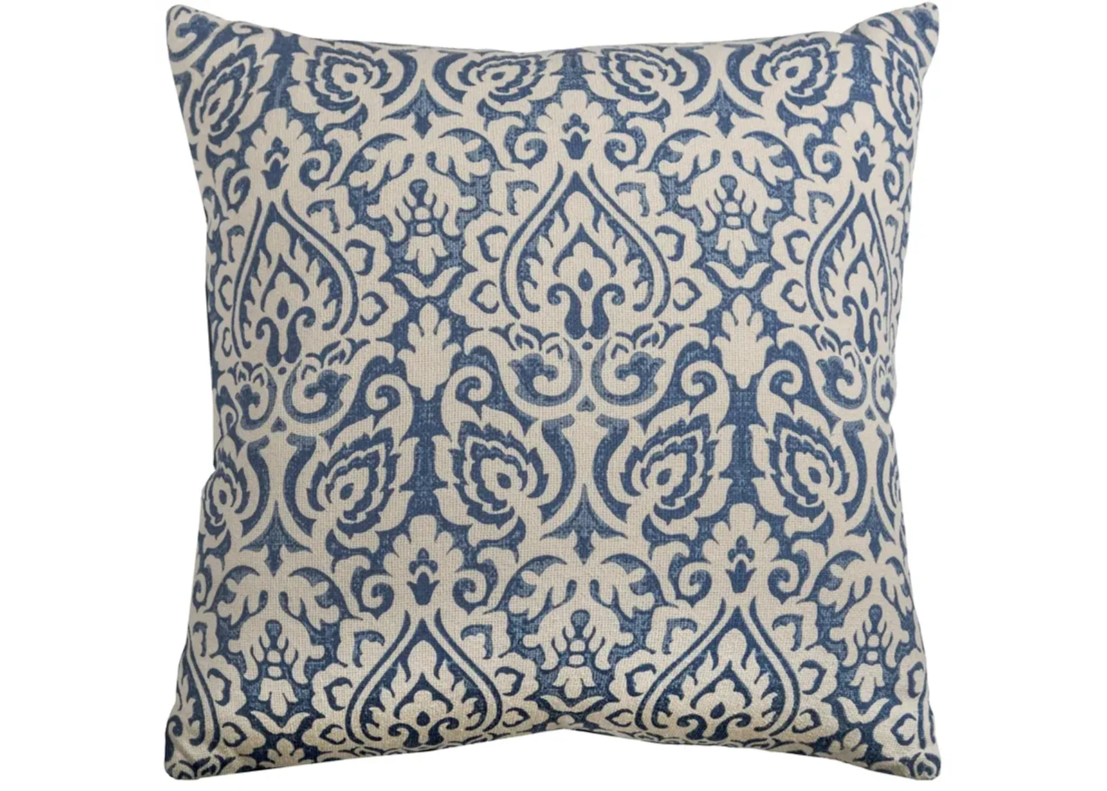 Damask Blue Pillow