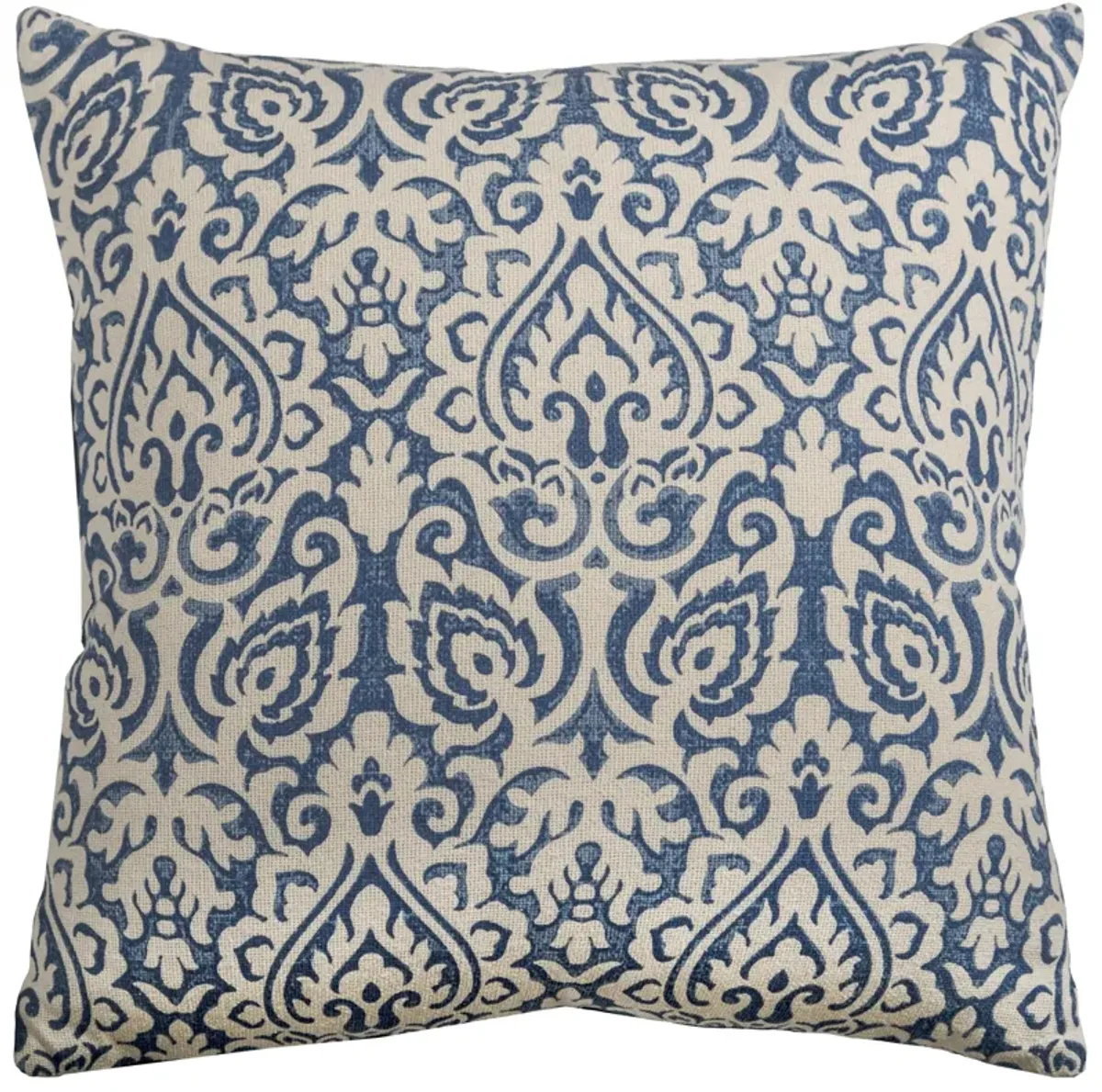 Damask Blue Pillow