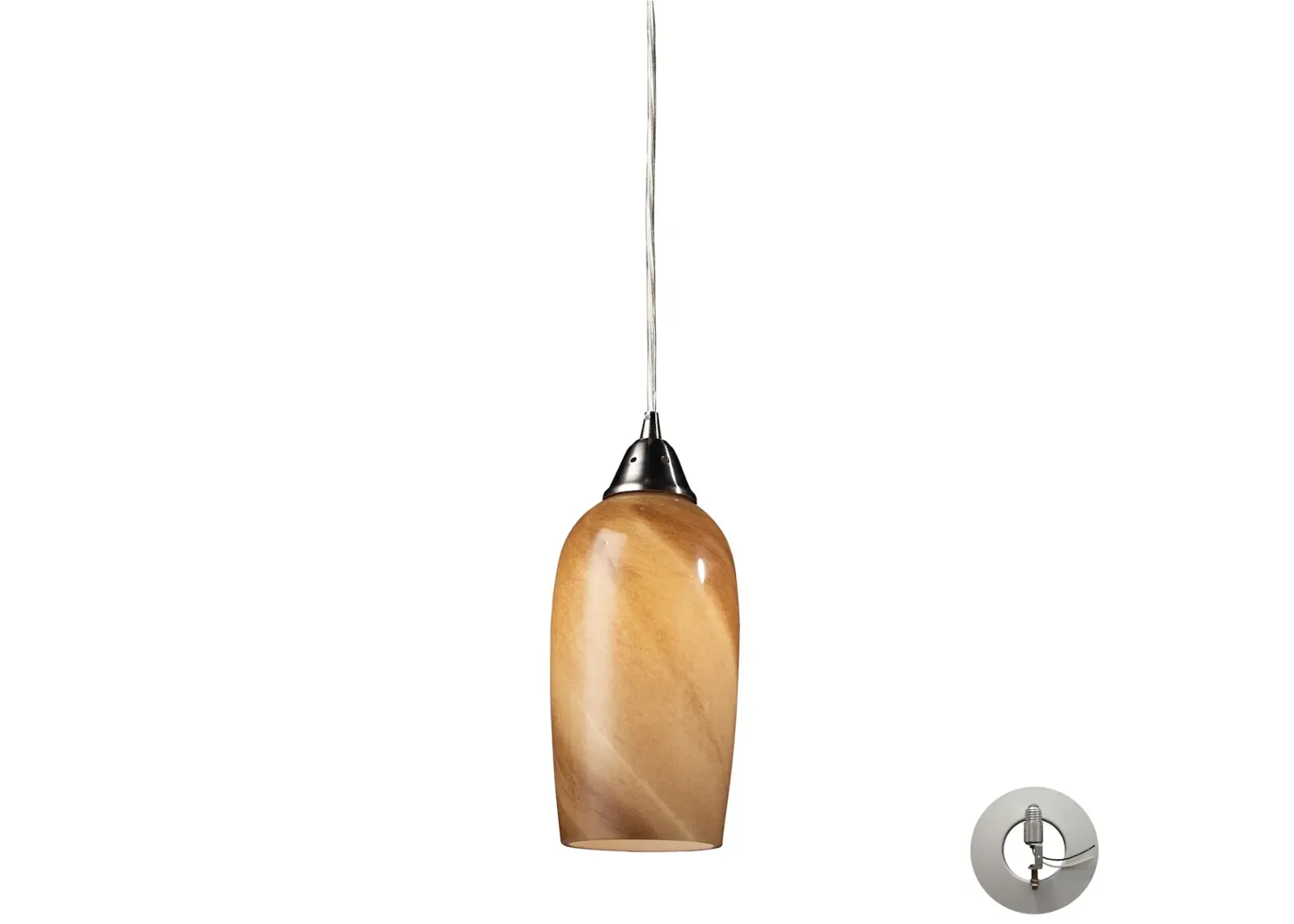 Sandstone Configurable Multi Pendant - Satin Nickel