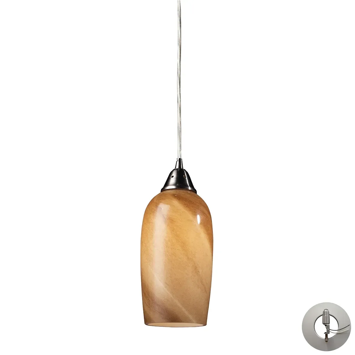 Sandstone Configurable Multi Pendant - Satin Nickel