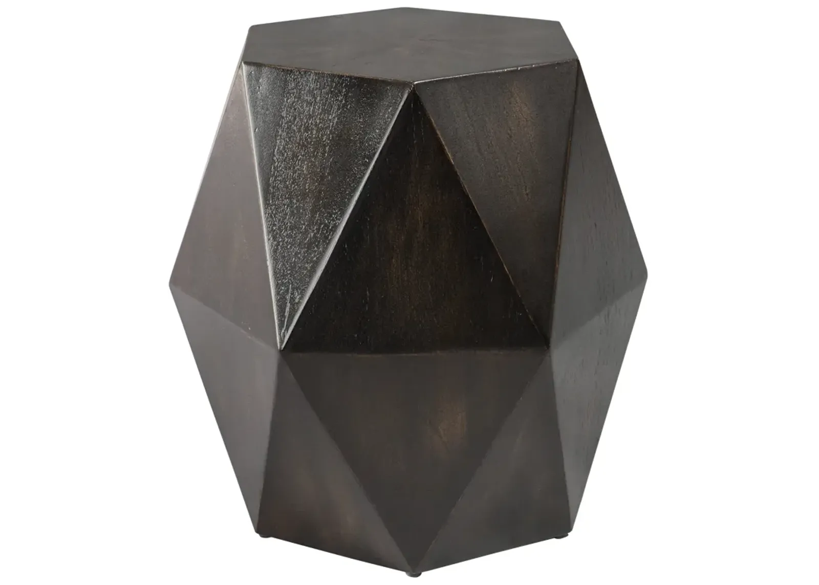 Volker Black Geometric Accent Table