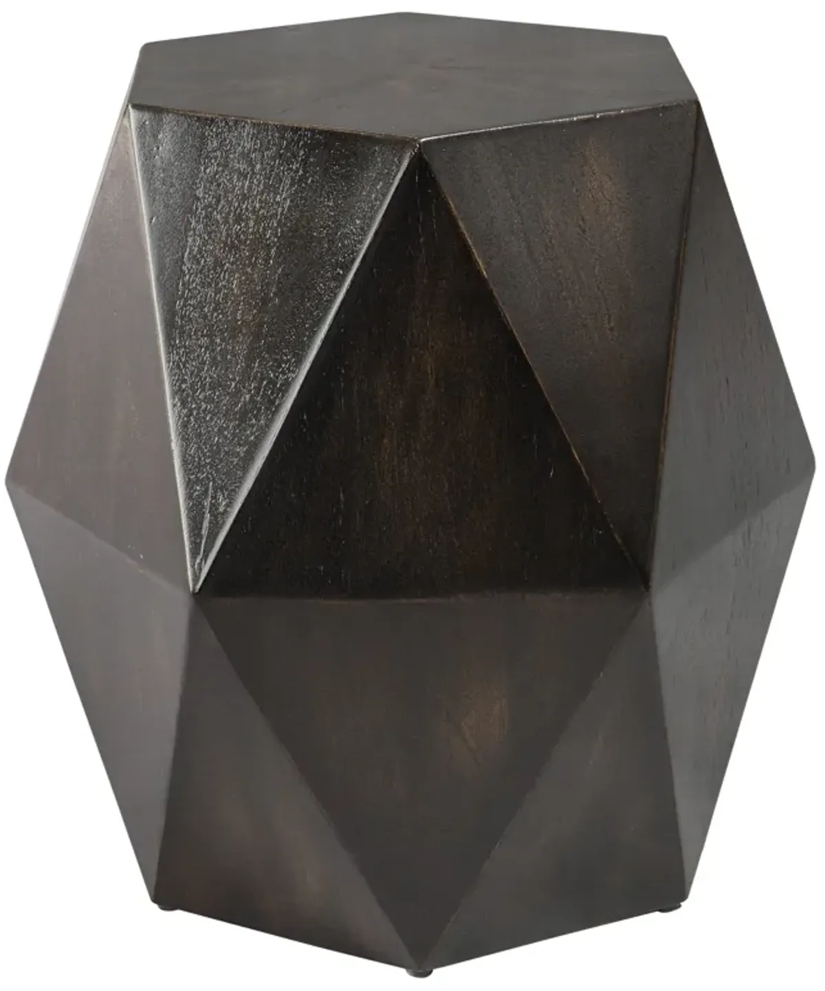 Volker Black Geometric Accent Table