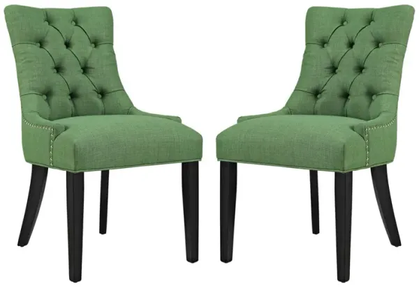 Regent Dining Side Chair Fabric Set of 2