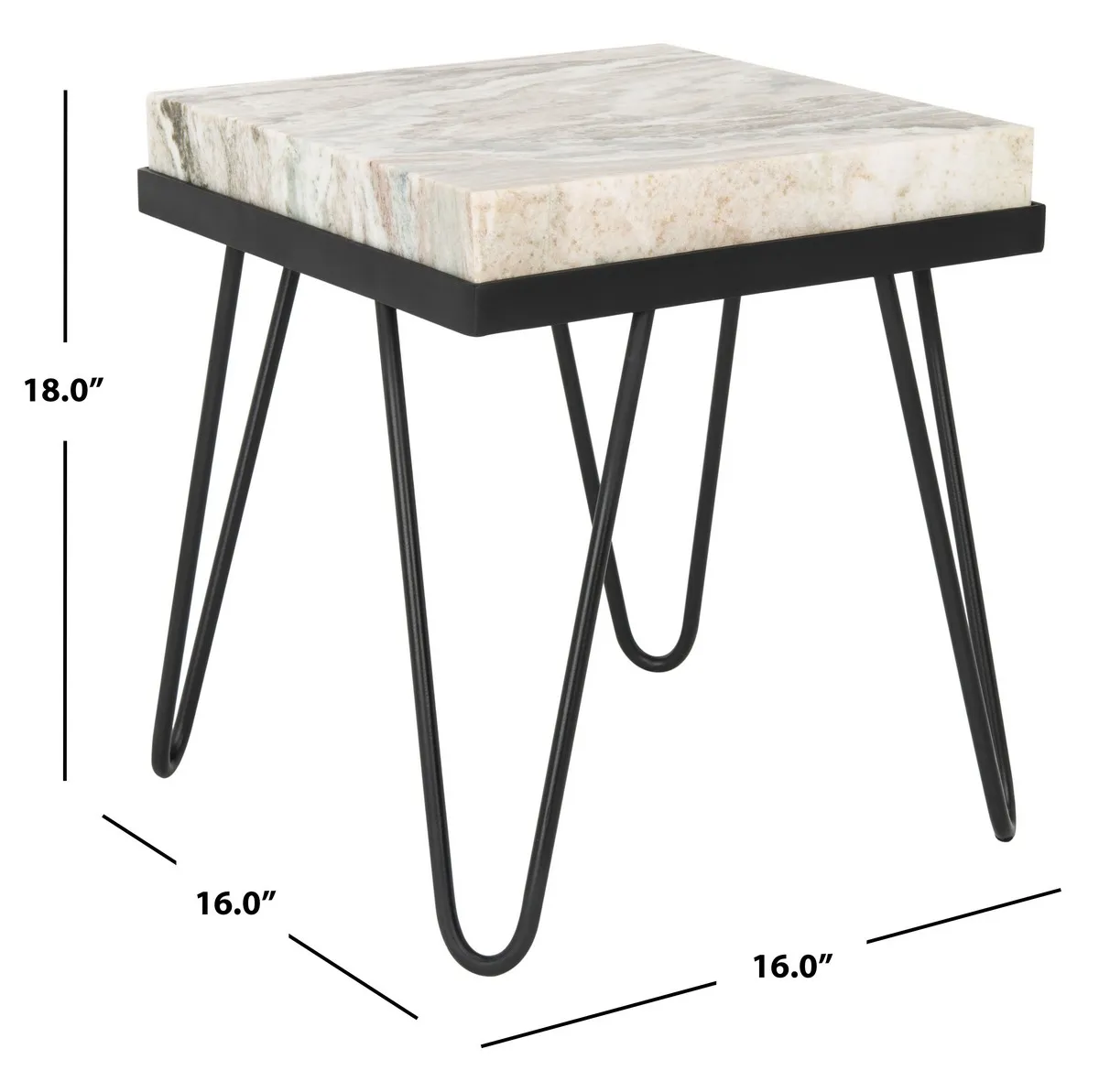 JADA STONE TOP ACCENT TABLE