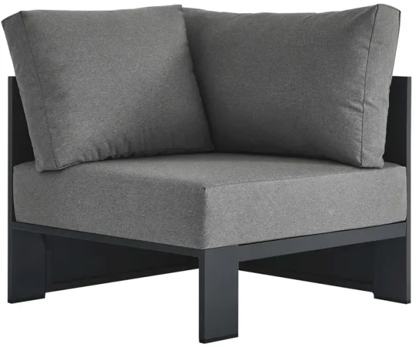 Tahoe Outdoor Patio Powder-Coated Aluminum Modular Corner Chair by Modway