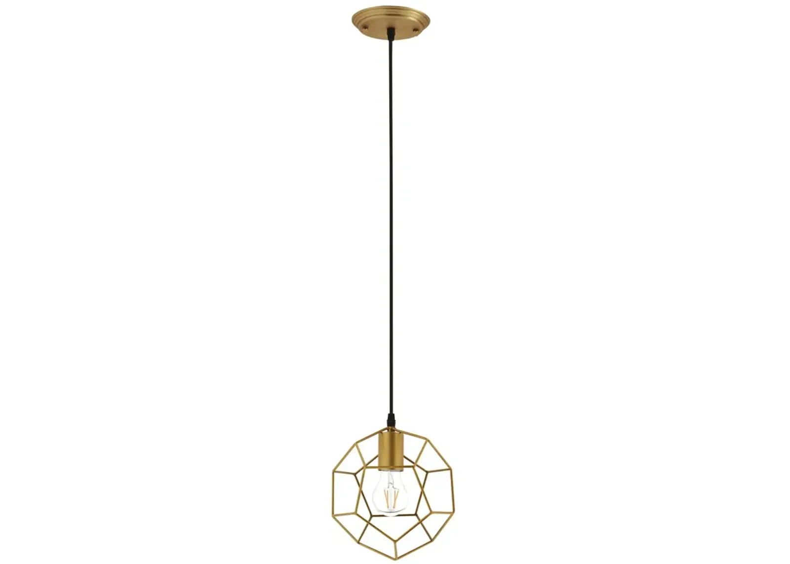 Pique Gold Metal Ceiling Fixture