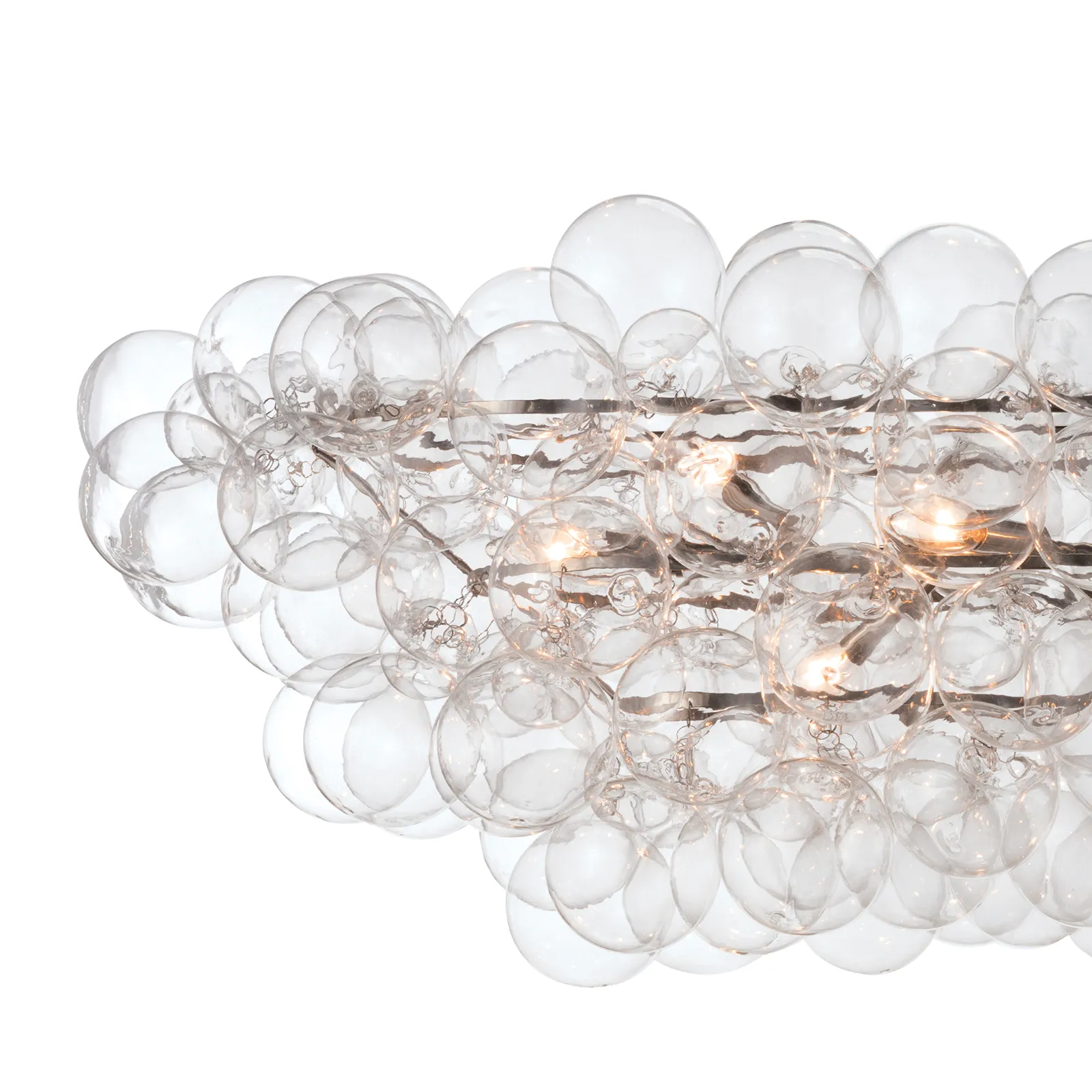 Bubbles Chandelier Linear (Clear)