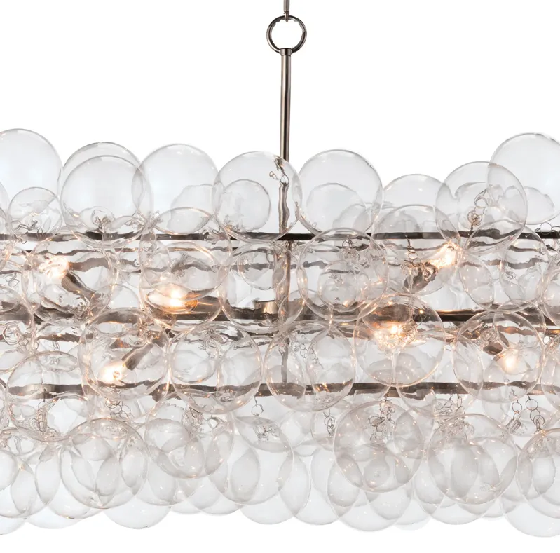 Bubbles Chandelier Linear (Clear)