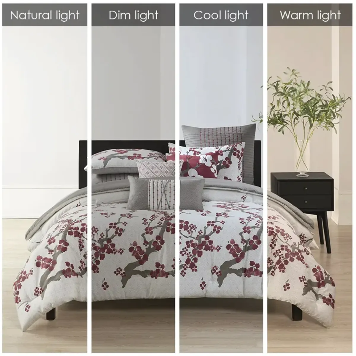 N Natori Cherry Blossom Multi Comforter Mini Set