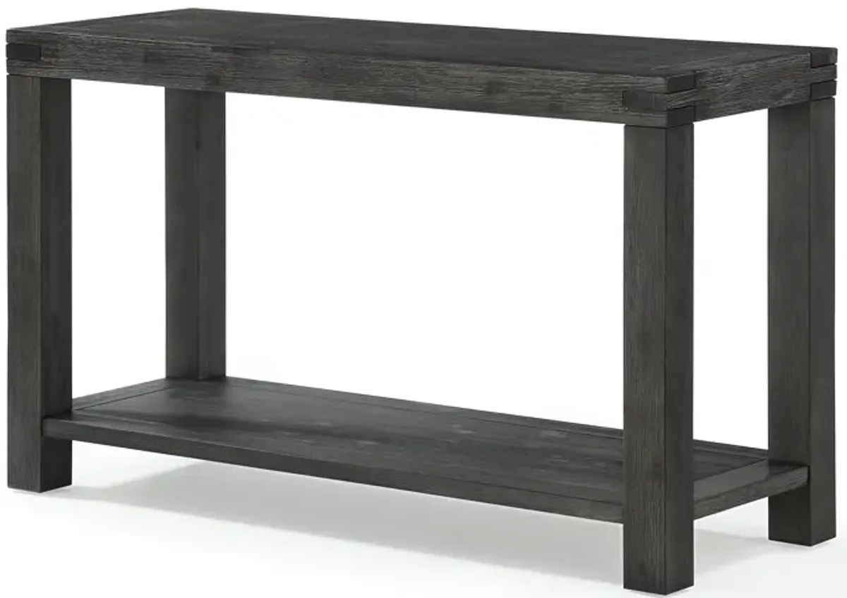 Meadow Solid Console Table in Graphite