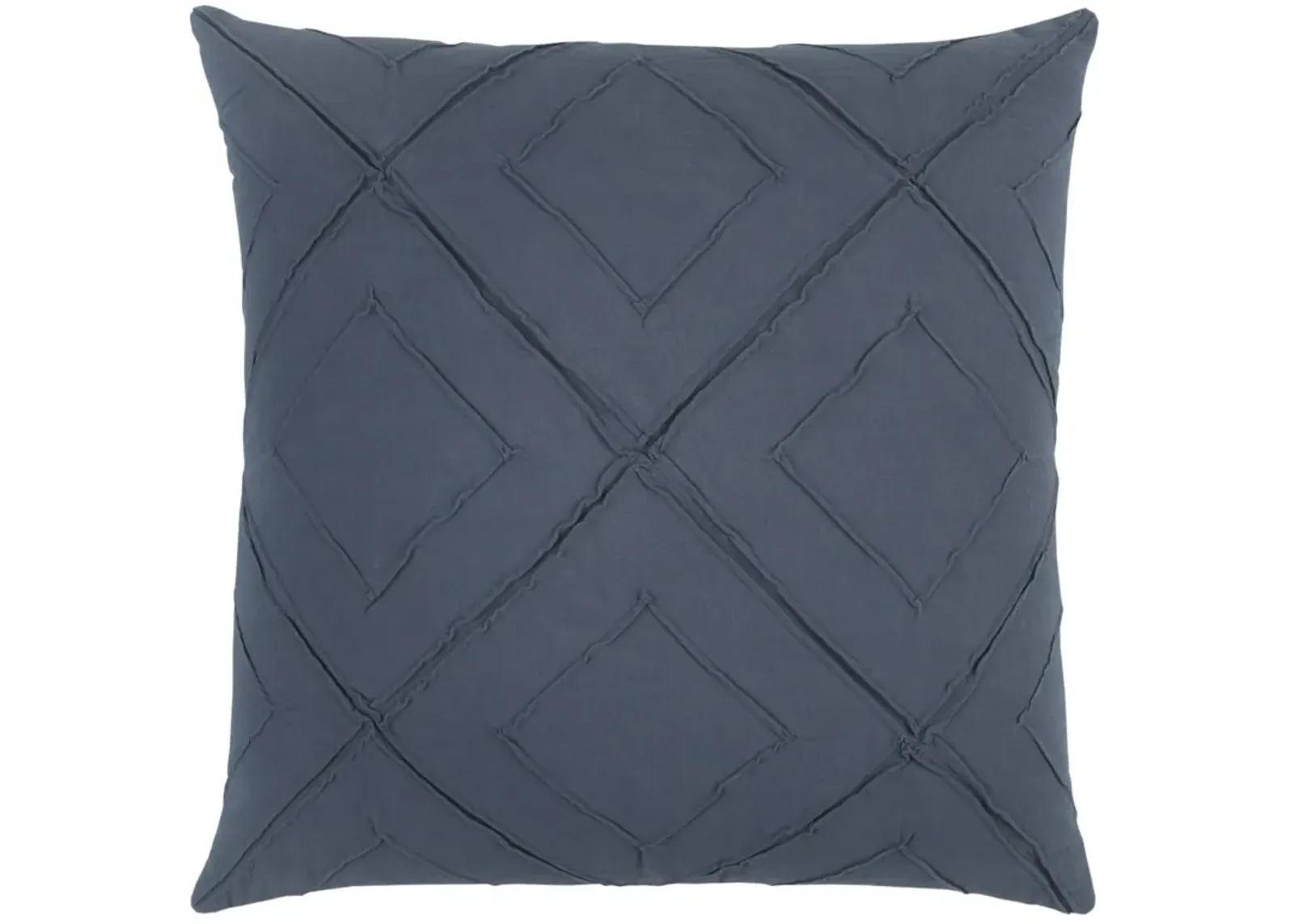 Geometric Blue Pillow