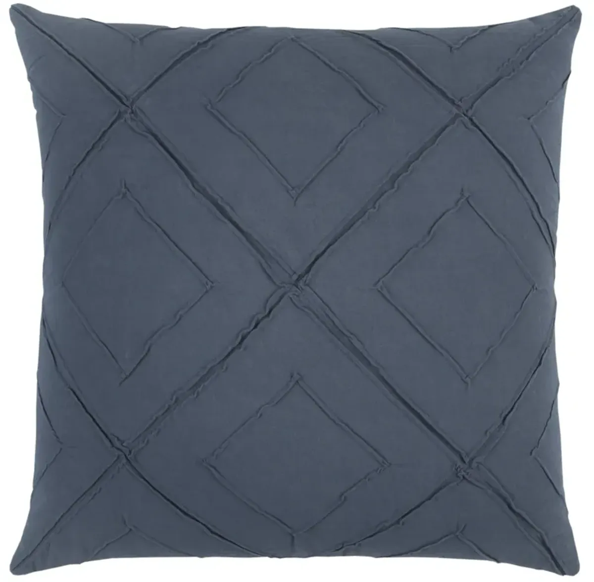 Geometric Blue Pillow