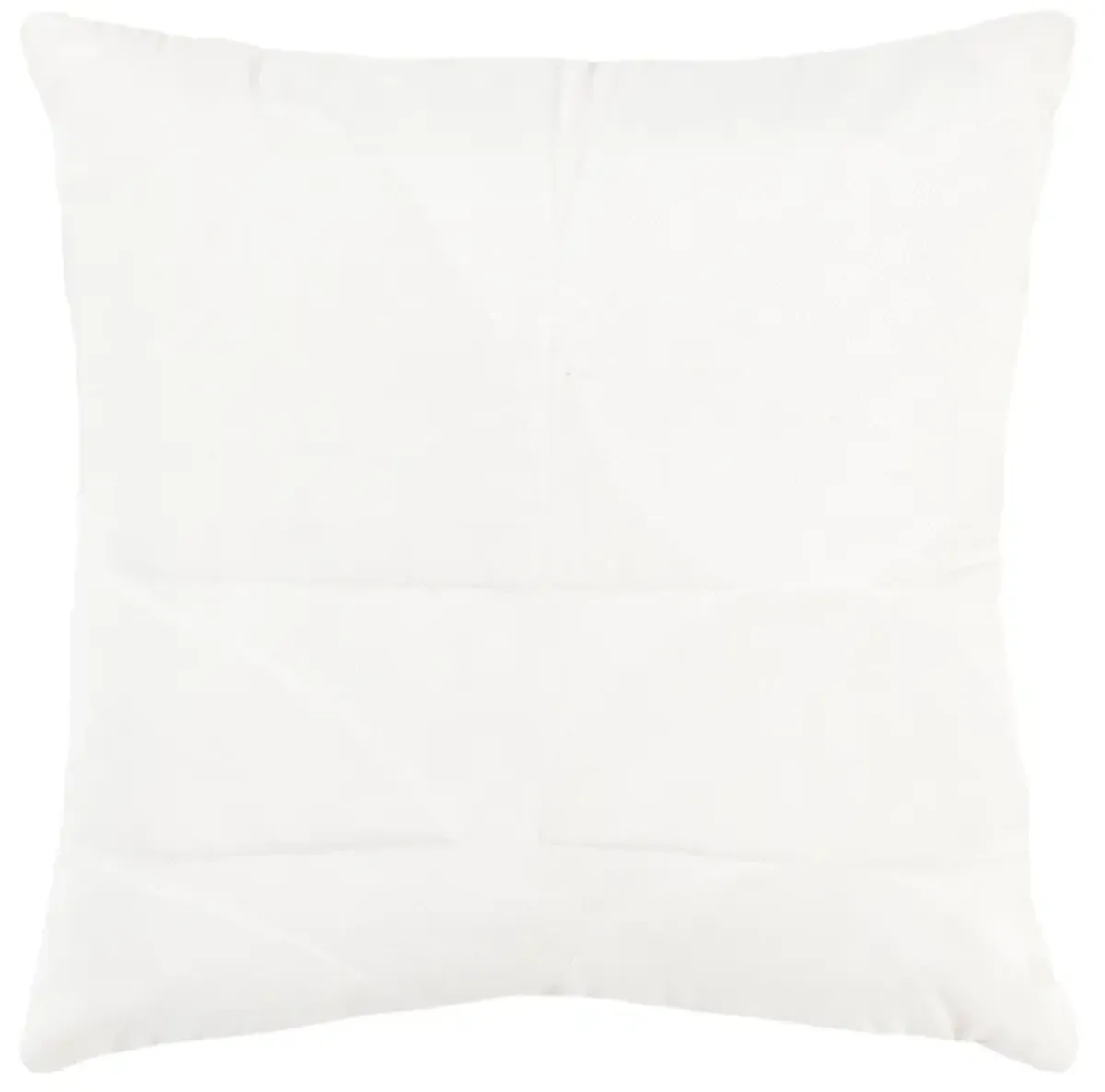 Geometric White Pillow