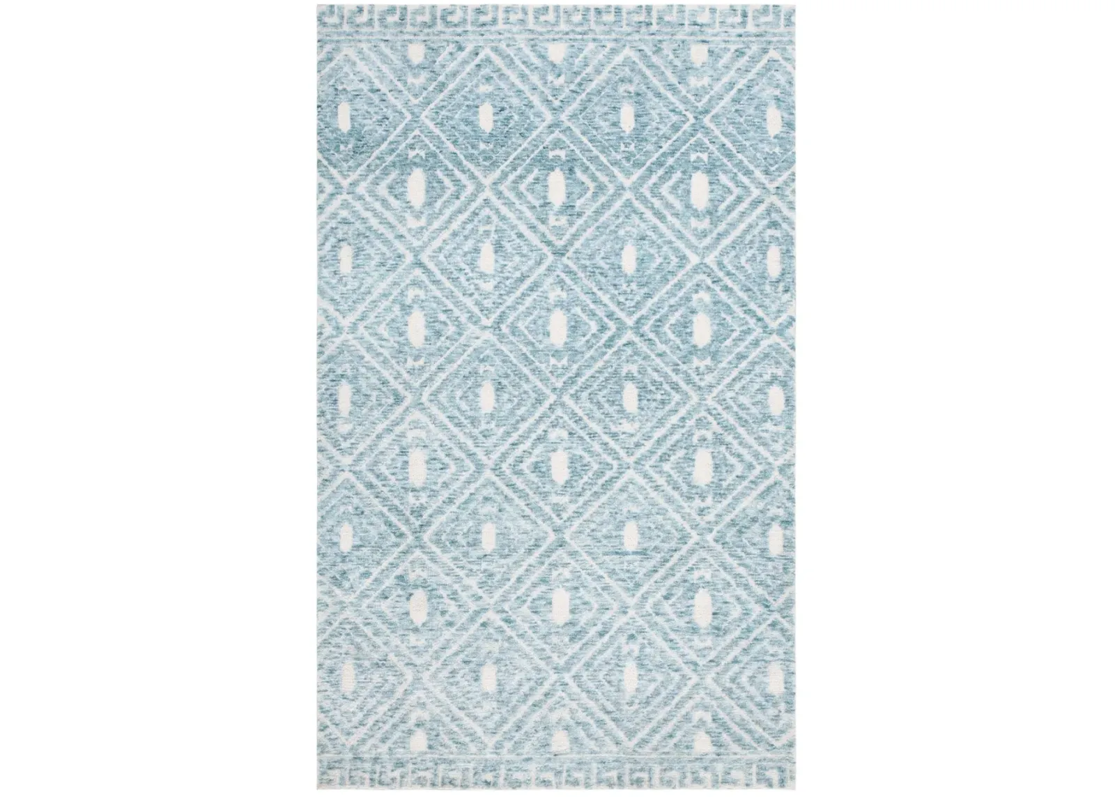 AUDREY 203 BLUE  8' x 10' Large Rectangle Rug